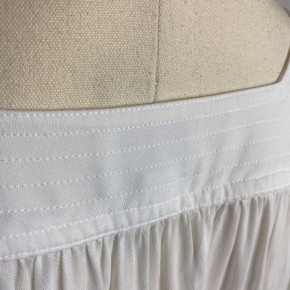 Witchery Size 10 Women's Top Blouse White Relaxed Long Sleeve - Picture 8 of 11